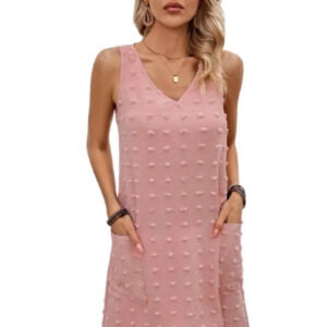 Shein Women's Sleeveless A-Line Summer Dress With Two Pockets Size Small EUC